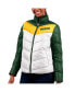 ფოტო #1 პროდუქტის Women's White, Green Green Bay Packers New Star Quilted Full-Zip Jacket