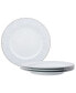Фото #1 товара Glacier Platinum Set of 4 Dinner Plates, Service For 4
