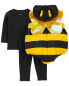 Baby 3-Piece Bumble Bee Halloween Costume 3-6M