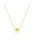 Etoielle yellow Gold Tone Evil Eye and CZ Necklace
