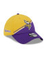 Фото #1 товара Men's Gold, Purple Minnesota Vikings 2023 Sideline 39THIRTY Flex Hat