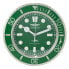 Фото #1 товара Invicta Pro Diver 14" Quartz Wall Clock Green/Green