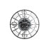 Фото #1 товара Настенное часы DKD Home Decor Серебристый Чёрный Железо (80 x 7 x 80 cm)