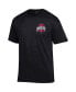 ფოტო #3 პროდუქტის Men's Black Ohio State Buckeyes Team Stack 2-Hit T-shirt