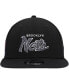 Фото #4 товара Men's Black Brooklyn Nets Script Up 9FIFTY Snapback Hat