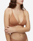 Фото #3 товара Women's Form To Body Lightly Lined Triangle Bralette QF6758