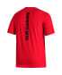 Men's Red Manchester United Vertical Back T-Shirt