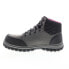 Фото #10 товара Skechers Mccoll Composite Toe 108004 Womens Gray Nubuck Lace Up Work Boots