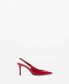ფოტო #2 პროდუქტის Women's Patent Leather-Effect Heeled Shoes