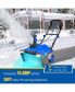 Фото #7 товара 20" Electric Snow Thrower 120V 15Amp Snow Blower w/180° Rotatable Chute 2 Lights