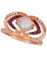 Фото #1 товара Кольцо Le Vian neopolitan Opal, Passion Ruby & Nude Diamonds