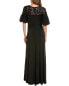 Фото #2 товара Marion Lace Yoke Maxi Dress Women's