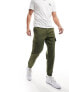 New Look cargo trouser in dark khaki W32 L30 - фото #7