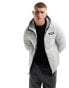 Фото #1 товара Hollister sport grid puffer jacket in grey