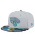 Фото #1 товара Men's Gray Jacksonville Jaguars Active Camo 59fifty Fitted Hat