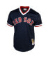 Фото #5 товара Футболка мужская Mitchell&Ness Wade Boggs Boston Red Sox 1992 Authentic Cooperstown Collection Batting Practice Jersey - темно-синяя