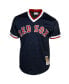 Men's Wade Boggs Boston Red Sox 1992 Authentic Cooperstown Collection Batting Practice Jersey - Navy Blue