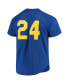 Фото #3 товара Men's Ken Griffey Jr. Royal Seattle Mariners Cooperstown Mesh Batting Practice Jersey