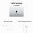 Фото #5 товара Ноутбук Apple MacBook 14" (Поздняя 2023) Silber M3 Chip 11-Core CPU 14-Core GPU 16-Core Neutral Engine 2 ТБ Deutsch macOS 96 W USB-C Power Adapter 18 ГБ