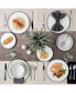 Фото #6 товара Набор посуды для ужина Tabletops Unlimited Black Rim, 12 предметов, сервис на 4 персоны