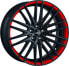Фото #1 товара Литый колесный диск Oxigin 19 Oxspoke черный фольга помидорно-красный 7.5x17 ET45 - LK5/108 ML63.4