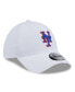 Фото #2 товара Men's White New York Mets Evergreen 39Thirty Flex Hat