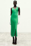 Фото #3 товара Платье в бельевом стиле из сатина ZARA