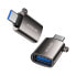 Фото #1 товара Адаптер переходник USB 3.2 Gen 1 мужской - USB-С женский черный Joyroom