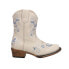 Фото #1 товара Roper Riley Floral Snip Toe Cowboy Toddler Girls Off White Casual Boots 09-017-