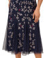 ფოტო #4 პროდუქტის Women's Beaded Mesh Midi Dress