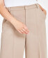 Фото #5 товара Trendy Plus Size High-Rise Wide-Leg Ponté-Knit Pants, Created for Macy's