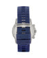 ფოტო #2 პროდუქტის Men Caspian Rubber Watch - Navy, 45mm