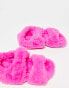 ASOS DESIGN Zactually sporty slippers in pink