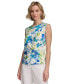 ფოტო #3 პროდუქტის Women's Printed Sleeveless Top