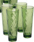 Фото #2 товара Green Diamond Acrylic 5-Pc. Drinkware Set