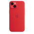 Фото #5 товара Apple iPhone 14 Silicone Case with MagSafe - (PRODUCT)RED - Cover - Apple - iPhone 14 - 15.5 cm (6.1") - Red
