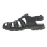 Фото #3 товара Propet Hunter Fisherman Mens Black Casual Sandals MSO043L-BLK