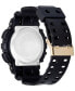 ფოტო #3 პროდუქტის Men's Analog Digital Black Resin Strap Watch