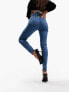 ASOS DESIGN Hourglass ultimate skinny jean in mid blue