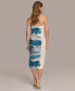 ფოტო #3 პროდუქტის Donna Karan Women's Printed Strapless Midi Dress