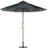 Beliani Parasol ogrodowy 270 cm szary TOSCANA (58091)