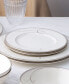 Platinum Wave Set of 4 Salad Plates, Service For 4