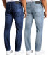ფოტო #5 პროდუქტის Men's Flex Stretch Slim Straight Jeans, Pack of 2