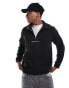 Фото #1 товара Jack & Jones half zip fleece with originals logo in black