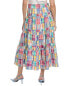 Фото #2 товара Sara Campbell Patchwork Tiered Maxi Skirt Women's L