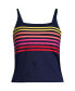 Women's D-Cup Chlorine Resistant Square Neck Tankini Swimsuit Top