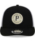 ფოტო #2 პროდუქტის Men's Black Pittsburgh Pirates Circle Trucker Low Profile 9FIFTY Snapback Hat