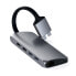 Фото #2 товара Satechi ST-TCDMMAM - USB 3.2 Gen 1 (3.1 Gen 1) Type-C - 60 W - Grey - MicroSD (TransFlash) - SD - HDMI - RJ-45 - USB 3.2 Gen 1 (3.1 Gen 1) Type-A - USB 3.2 Gen 1 (3.1 Gen 1) Type-C - USB