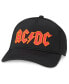 Фото #1 товара Men's Black AC/DC Riptide Valin Trucker Adjustable Hat