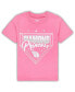 ფოტო #1 პროდუქტის Toddler Girls Pink Cleveland Guardians Diamond Princess T-shirt